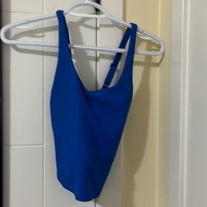 Royal Blue Cross-back casual top. US M